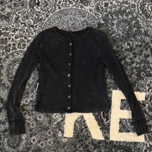 Art Class Black Button Down Shirt